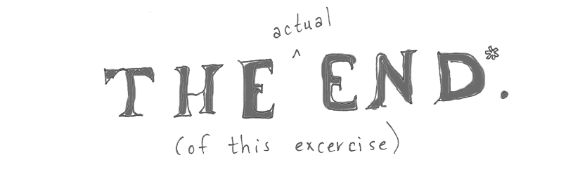 The actual End (of this excercise).